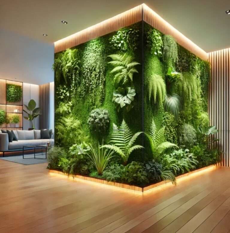 Vertical gardens are no longer just for urban rooftops or public spaces; they’re making their way into interior design as an eco-friendly and visually striking trend. These living walls or green walls, which use plants to create vertical displays of greenery, are revolutionizing how we think about nature in the home. Not only do vertical gardens bring a fresh, organic element to interiors, but they also offer a range of scientific benefits, from air purification to improved mental well-being. In this blog, we dive into the science of vertical gardens and how you can integrate them into your home for a truly innovative living space.